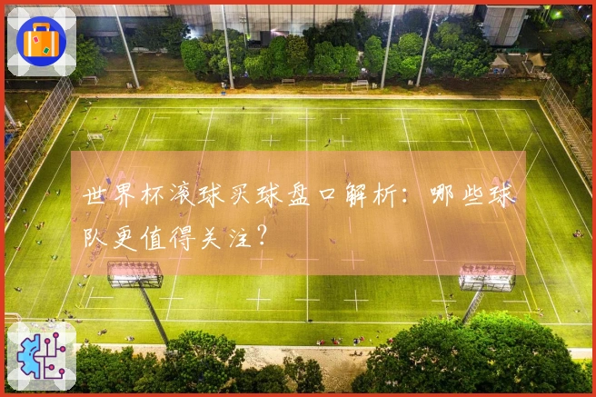 世界杯滚球买球盘口解析：哪些球队更值得关注？