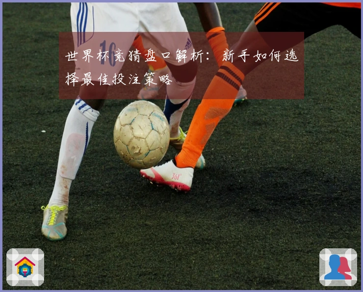 世界杯竞猜盘口解析:新手如何选择最佳投注策略
