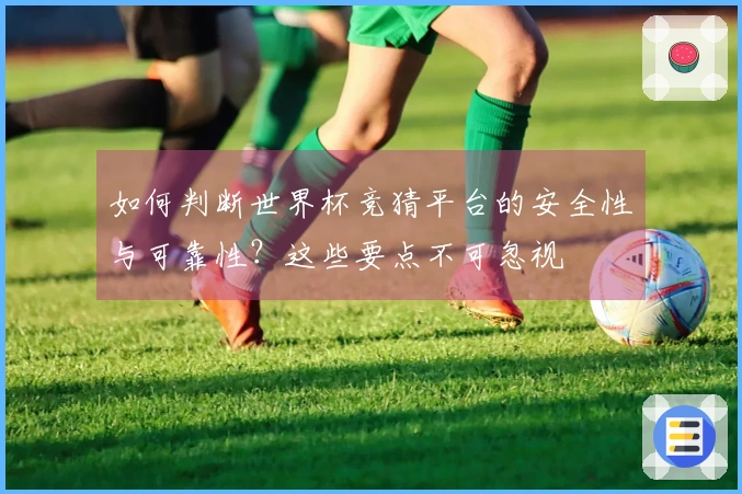 如何判断世界杯竞猜平台的安全性与可靠性？这些要点不可忽视